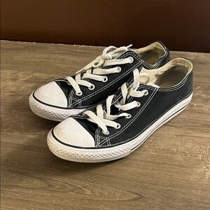 Converse Black and White Low-Top Sneakers
